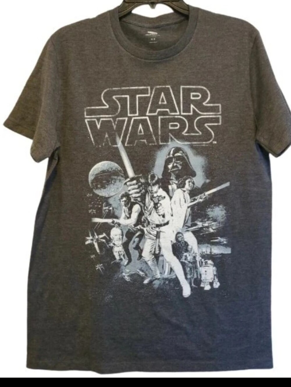 New Star Wars Movie Poster Mens Medium Soft Comfy Cotton Blend Sci-Fi T-shirt